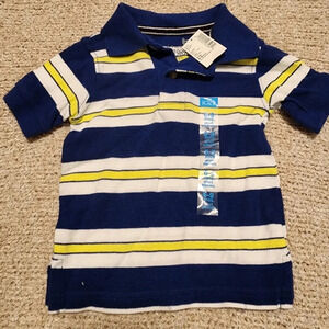 The children's place lot of 2 boys collared shirts size 6 to 9mos NWT
